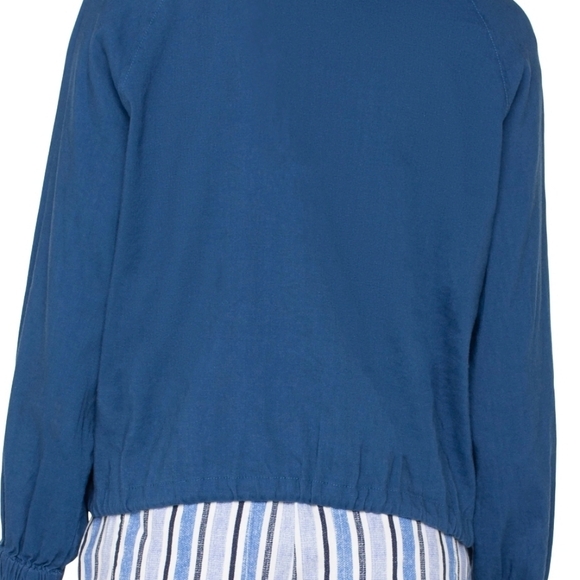 Liverpool Los Angeles Raglan Sleeve Jacket Cinch Hem Size 2X Linen Blend... - Picture 5 of 7